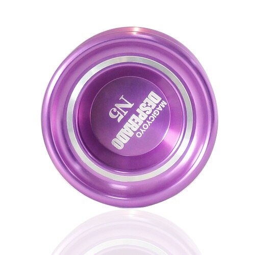 Magic yoyo N5 yoyo thug yoyo cuscinetti in metallo CNC giocattoli yoyo professionali puntelli speciali diabolo giocoleria: purple