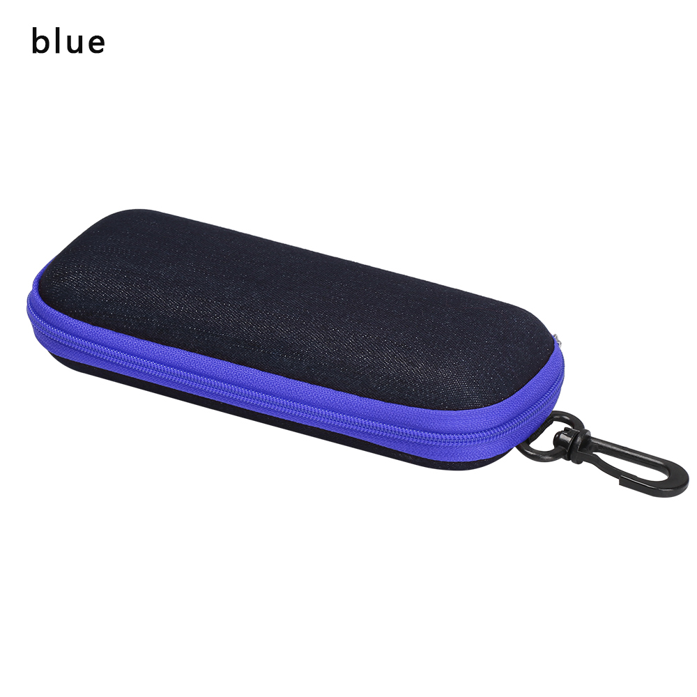 1Pc Unisex Magnet Glasses Box Women Men Portable Sunglasses Case Optical Reading Eyeglasses Box Eyewear Protector: B-blue