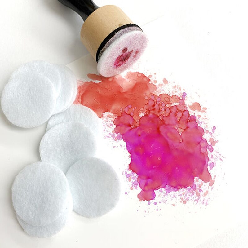 Alcohol Ink Mini Applicator Tool Felts Foams Air Blower Paint for Paper Craft Card Making Scrapbooking