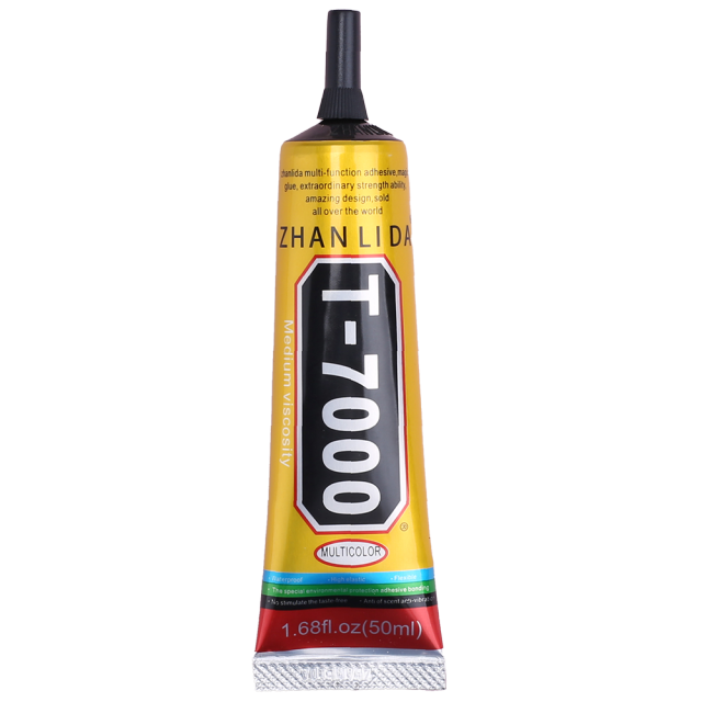 Transparant 50Ml B7000 Lijm T8000 Lijm Component Stof Epoxy Hout Textiel Sterke Super Zwart T7000 Telefoon Glas Reparatie E8000: T7000 50ML Black