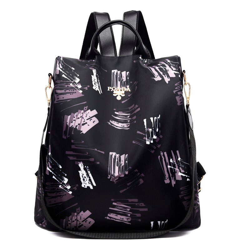 Sommer Multifunktionale Anti-diebstahl Rucksäcke Oxford Tuch Schulter Taschen für Jugendliche Mädchen Große Kapazität Reise Schule Tasche: Stil-L