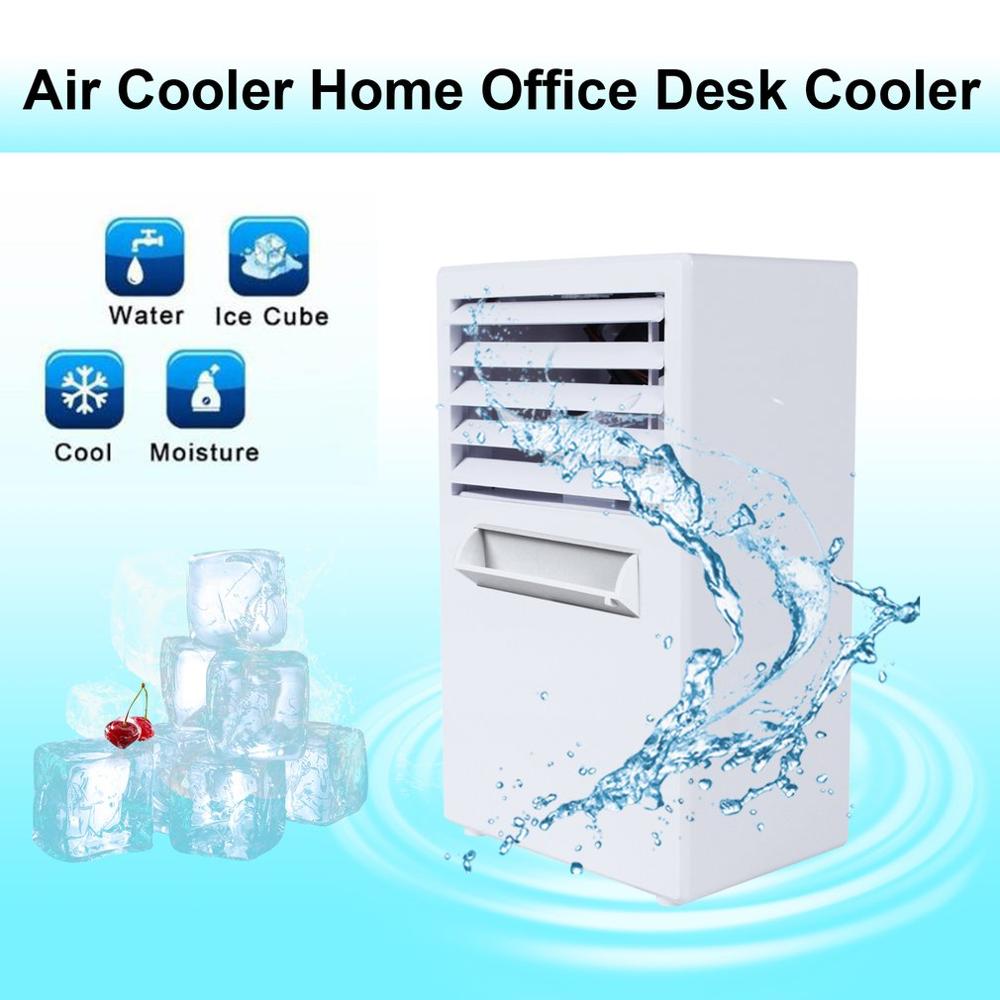 Praktische Compact Size Persoonlijk Gebruik Airconditioner Luchtkoeler Home Office Desk Cooler Cooling Bladeless Fan