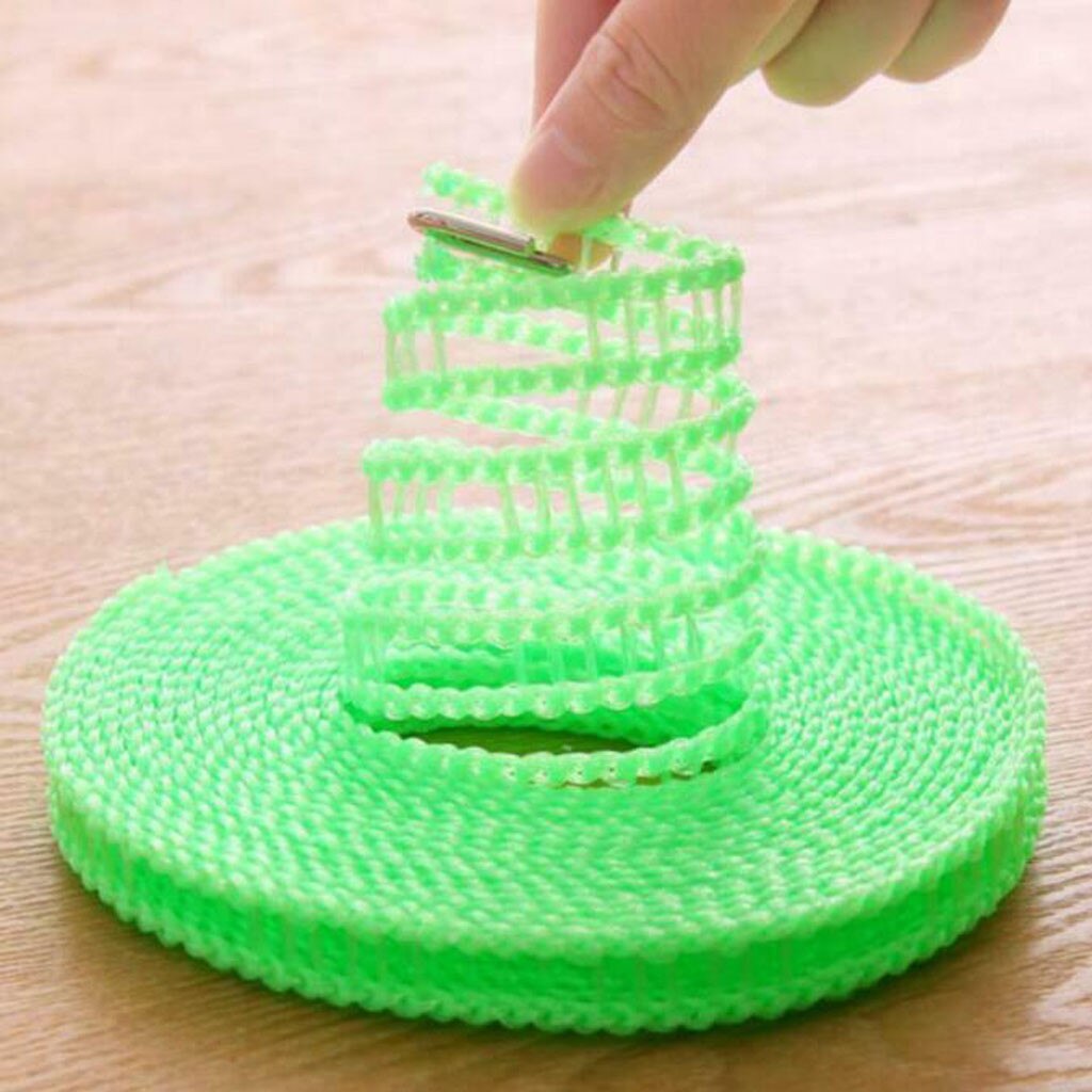 Nylon Hanging Rope Windproof Drying Rope Clothes Hangers Plastic Non-slip Nylon Nicht-slip Waschen Kleidung Linie Seil
