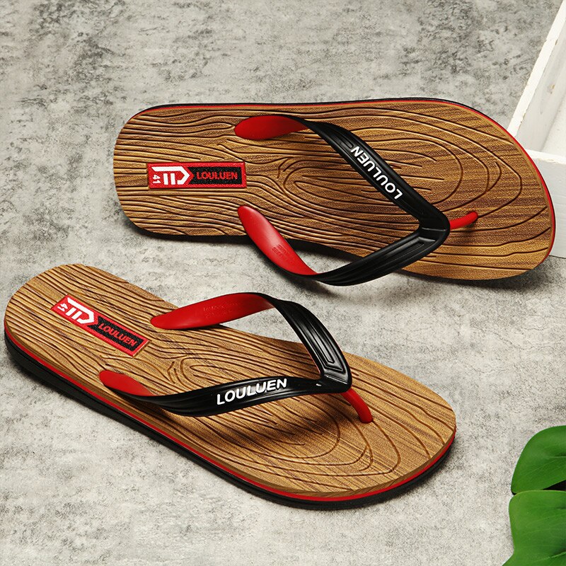 Infradito di marca di alta qualità uomo estate pantofole da spiaggia moda uomo conciso comodo Casual uomo infradito spiaggia all'aperto