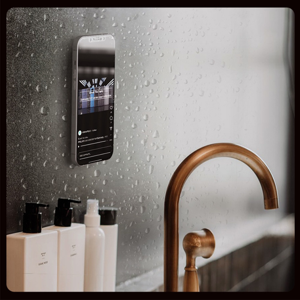Luxury Leather Magnetic Ring Holder For iPhone 14 13 12 Magnet Wall Mobile Phone Holder Magnetic Car Phone Stand
