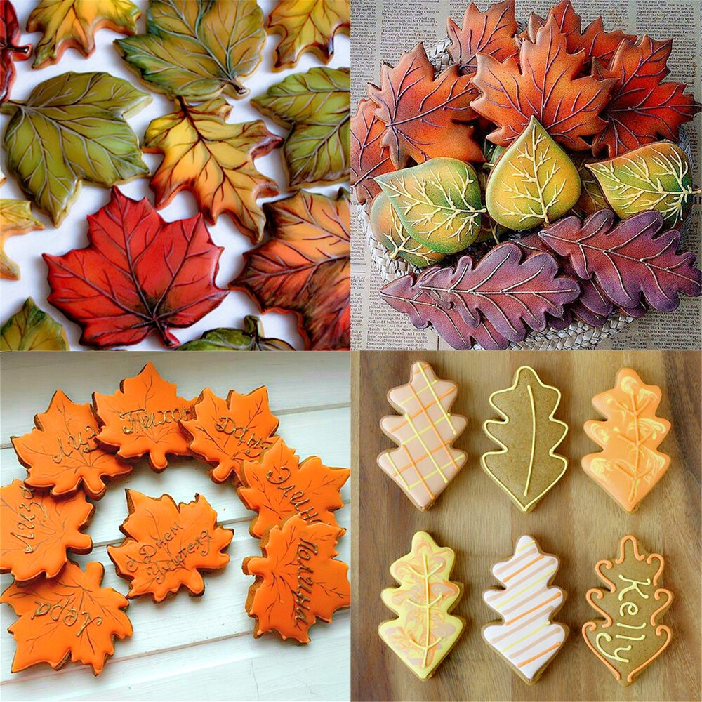 Keniao Maple Leaf Cookie Cutter Rvs Fall Biscuit Fondant Gebak Sandwich Brood Diy Keuken Decor Tool Bakvorm