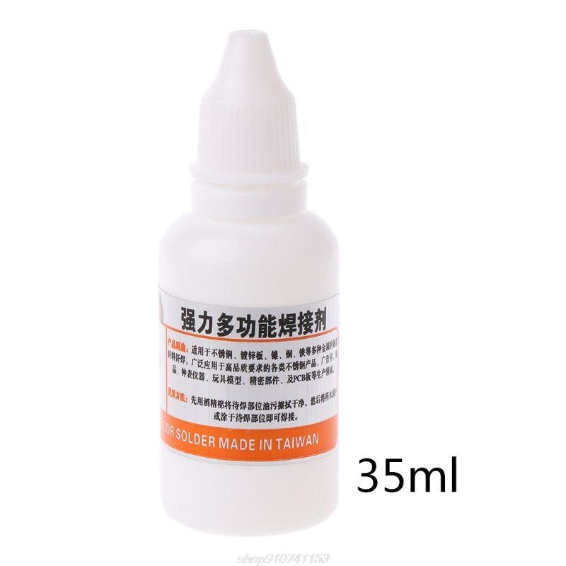 35ml Stainless Steel Flux Soldering Stainless Steel Liquid Solders Water Durable Liquid Solders AR08 22