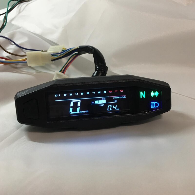 Compteur de vitesse numérique LCD moto universel Mini compteur de moto compteur de carburateur oètre moto
