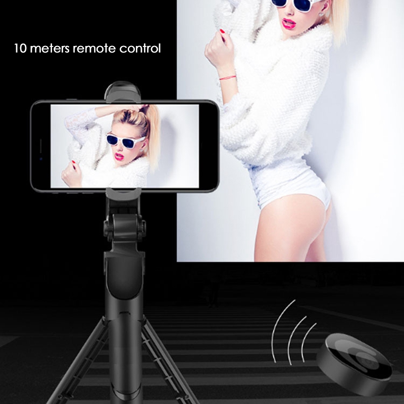 Mobile Phone Selfie Stick with Wireless Remote Control Stable Tripod Retractable Selfie Stick