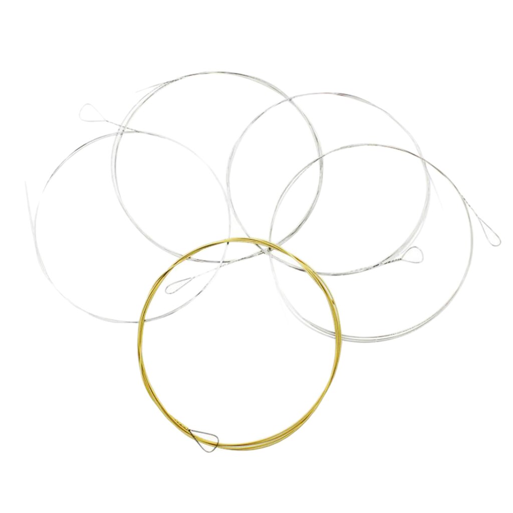 Banjo String Stainless Steel Durable 5-String Banjo Strings Backup Accessory