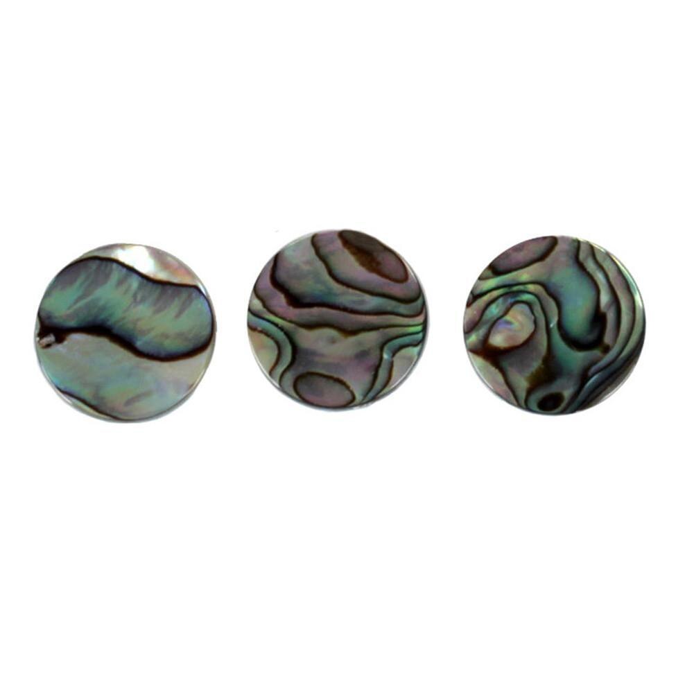 3pcs/set Finger Buttons Trumpet Abalone Shell Button for Trumpet Repairing Brass Musical Instruments Parts Accessories