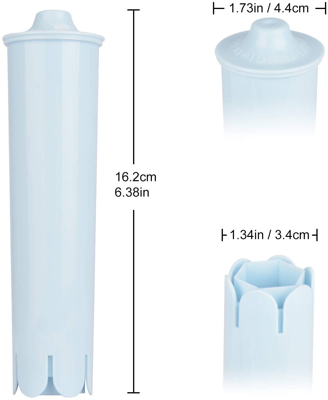 Coffee Machine Water Filter for Jura Claris (4 Pack