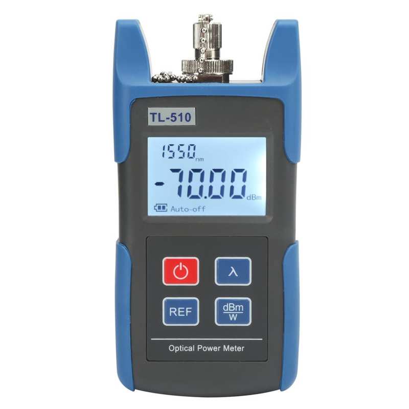 Circuit Breaker Finders TL510 Optical Power Meter High Accuracy Optical Power Detector Measuring Instrument Cable