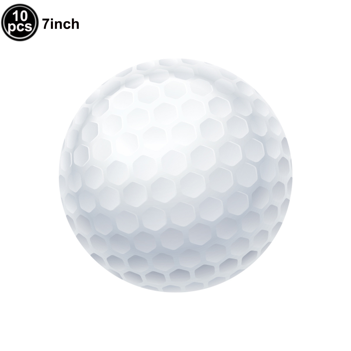 Golftema engangsservise papirtallerkener kopper servietter duk banner golfkølleballong barnebursdagsfest dekorutstyr: Dyp safir