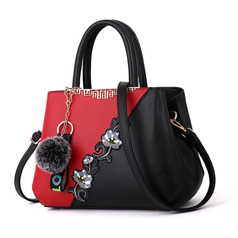 Weibliche Nähen farbe Hand Taschen für Frauen Blumen Umhängetaschen Stickerei Handtaschen Damen Gestickte Schulter Tasche bolsa