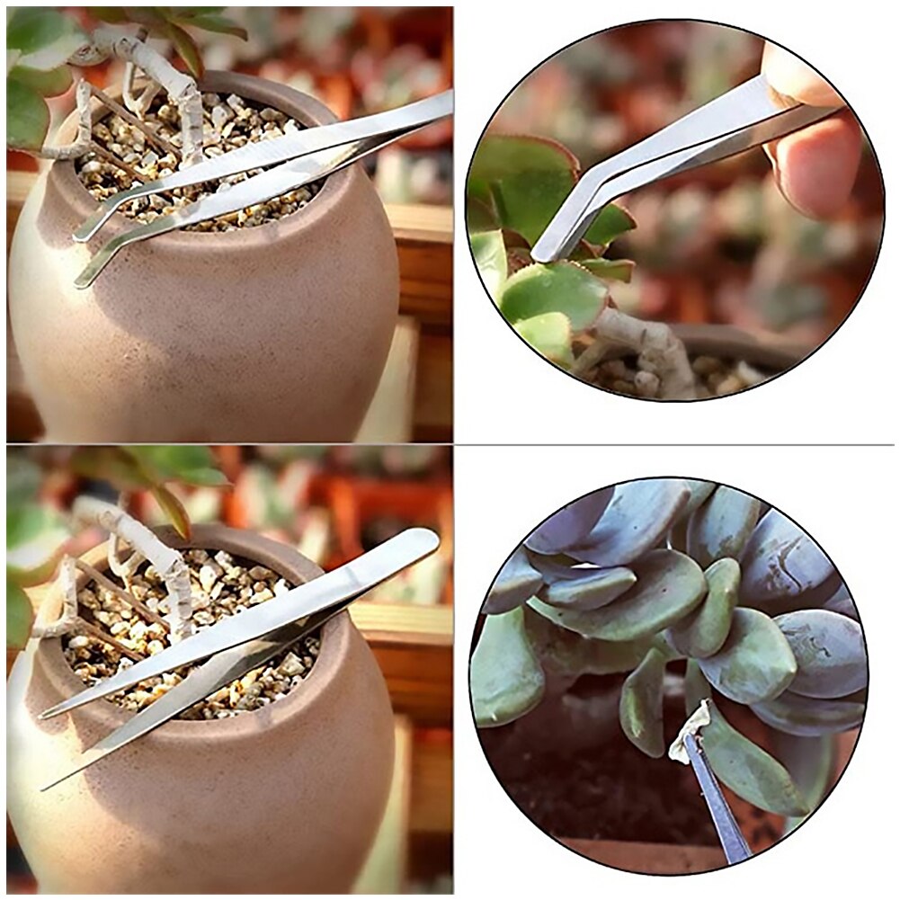 14pcs Garden Planter Kit Succulent Planting Transplanting Tools Set Transplant Seedling Tool Potted Bonsai Fertilizer Drilling