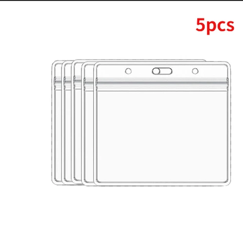 10/1PCS Waterproof Transparent Card Holder Plastic Protector Case Business Bus Bank Credit Card Protector ID Card Badge Holders: PURPLE