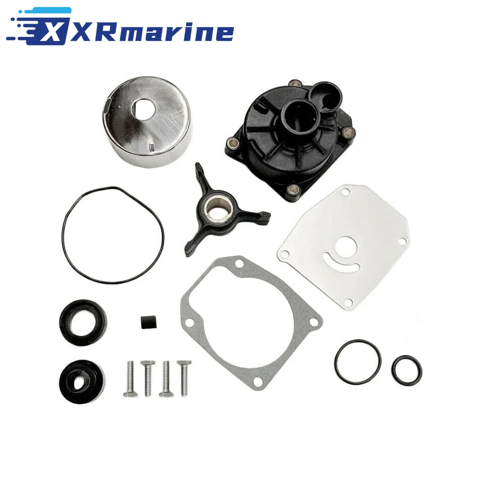 438592 Water Pump Repair Kit Impeller with Housing for Johnson Evinrude Outboard 28 35 40 48 50 HP 433548 433548 433549 0777805