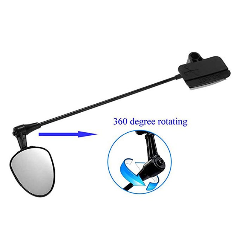 rower spoiwo lusterko wsteczne dla dorosłych rowerowy kask motocyklowy z krystalicznie czyste lusterko rowerowe regulowane