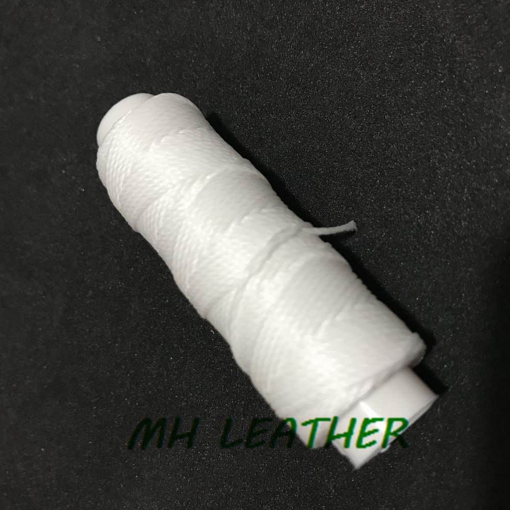 SJ065 0.65mm 20m Long Round Waxed Thread for Leather Craft DIY: 000