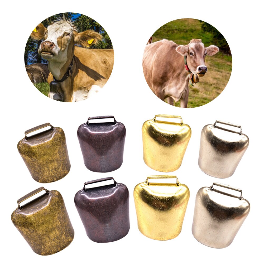 Livestock Cow Horse Sheep Cattle Grazing Bell Upgraded Version Anti Lost Loud Bell Anti Theft Metal Bell Farm Animal Supplies