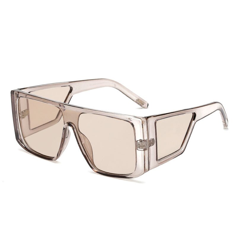 Mærke overdimensionerede solbriller kvinder mænd firkantede beskyttelsesbriller  uv400 nuancer briller gafas oculos de sol: 04