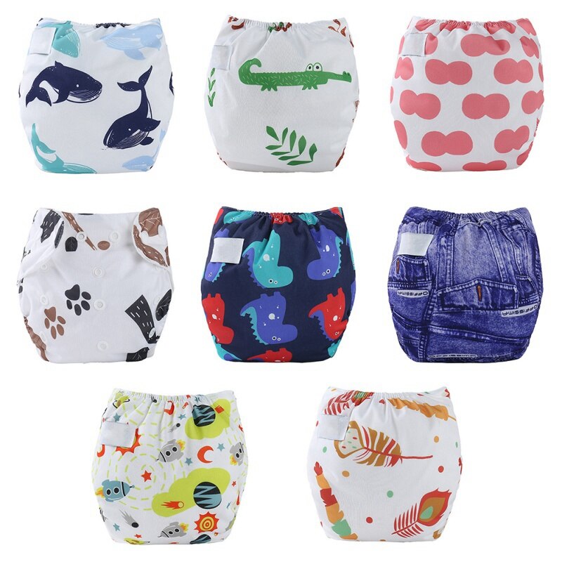 Baby Infant Reusable Breathable Washable Cloth Diaper Kids Cartoon Nappy Cover Diapers3