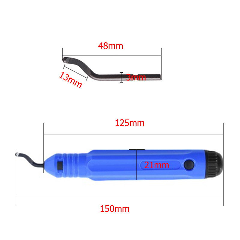 1 Pc Van Hand Plastic, Metalen Ontbramen Trimmen Mes Schraper Trimmer Afkanten Trimmen Tool Professionele Tot Rand Verwijdering