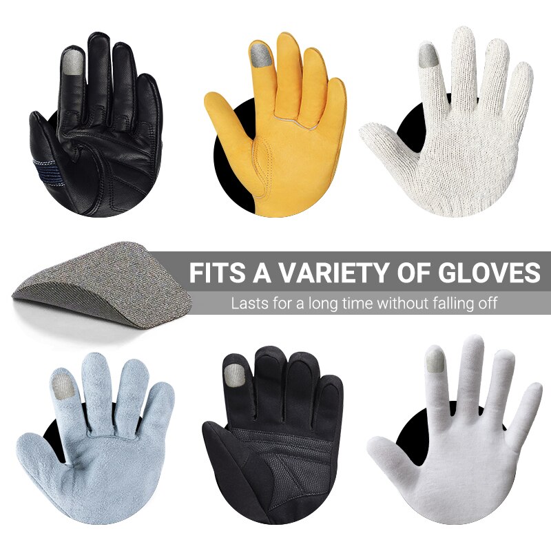 10/30 Pcs 2022 Pcs Ultra Dunne Geleidende Handschoen Touch Screen Stickers Voor Ipad/Mobiele Telefoon/Ipad/handschoenen Mobiele Telefoon Stickers