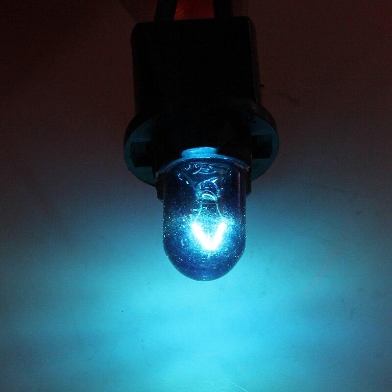 10pcs/lot 168 194 5000K 5W Blue Halogen Globe Front Parking Light Headlight Bulb Glass Wedge Base DC 12V Support