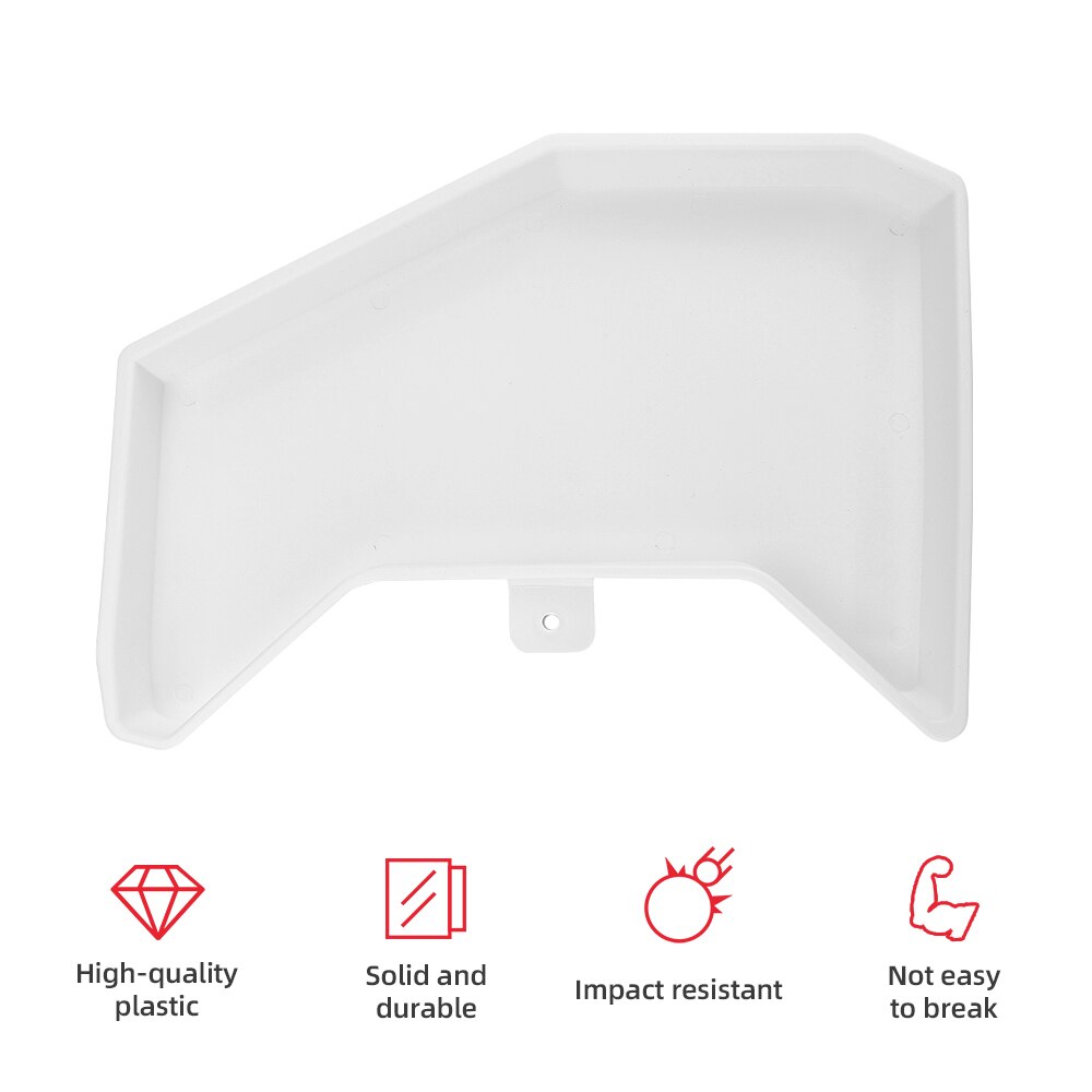 KEMIMOTO White/Red Front Side Storage Box Tool Case For UTV Polaris RZR PRO XP 4 Models for Polaris RZR Pro XP 4