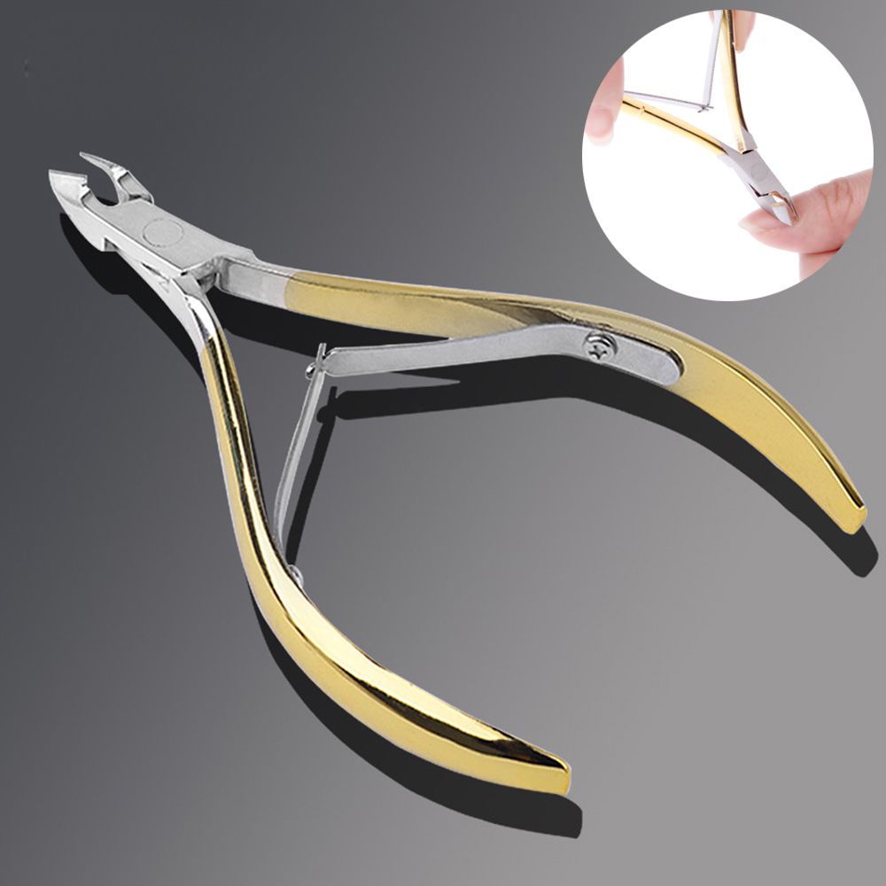 Nail Art Nipper Teen Pedicure Nipper Rvs Clipper Cuticle Clipper Nail Art Cuticle Cutter Manicure Pedicure Nail Gereedschap: Default Title