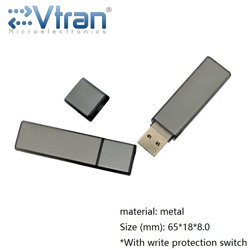 EVtran V03S SLC USB3.0 16G 32G 64G SLC USB3.0 FlashDisk escribir protección de alta velocidad IS903 SLC transparente SLC disco: 32 GB / Gris