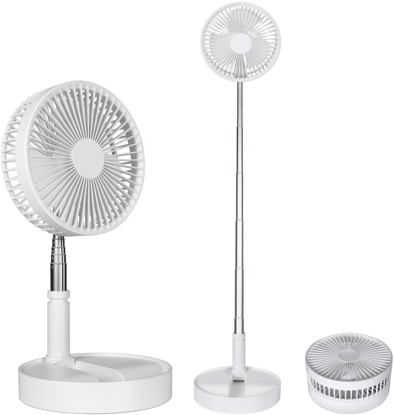 Lille rundt bord indendørs gulv udendørs med bærbar campingstander foldbar genopladelig ventilator husholdningsapparat brugerdefineret foldbar ventilator