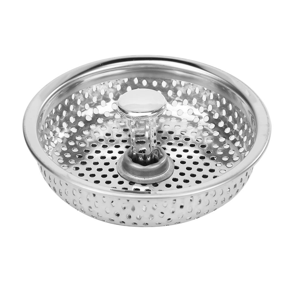 Aanrecht Stopper Duurzaam Roestvrij Stalen Filter Cover Haar Catcher Badkamer Plug Huishoudelijke Vervanging Levert