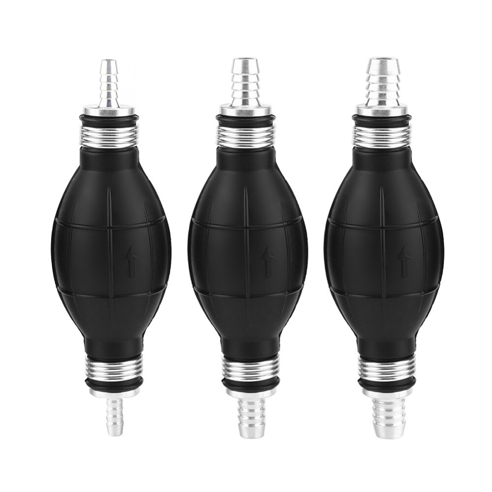 6mm alukkeen polttoainepumppu kumi- ja alumiinipolttoainepumppulinja käsipohjainen polttimo kaasu bensiini polttoaine käsipumppu autovene meren perämoottori