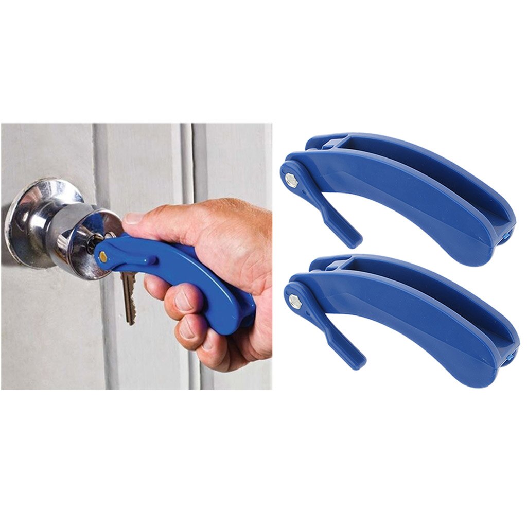 2 Pieces Durable Plastic Mobility Arthritis Elderly Adults Key Turner Turning Aid Device Tools CAN HOLD 2 KEYS