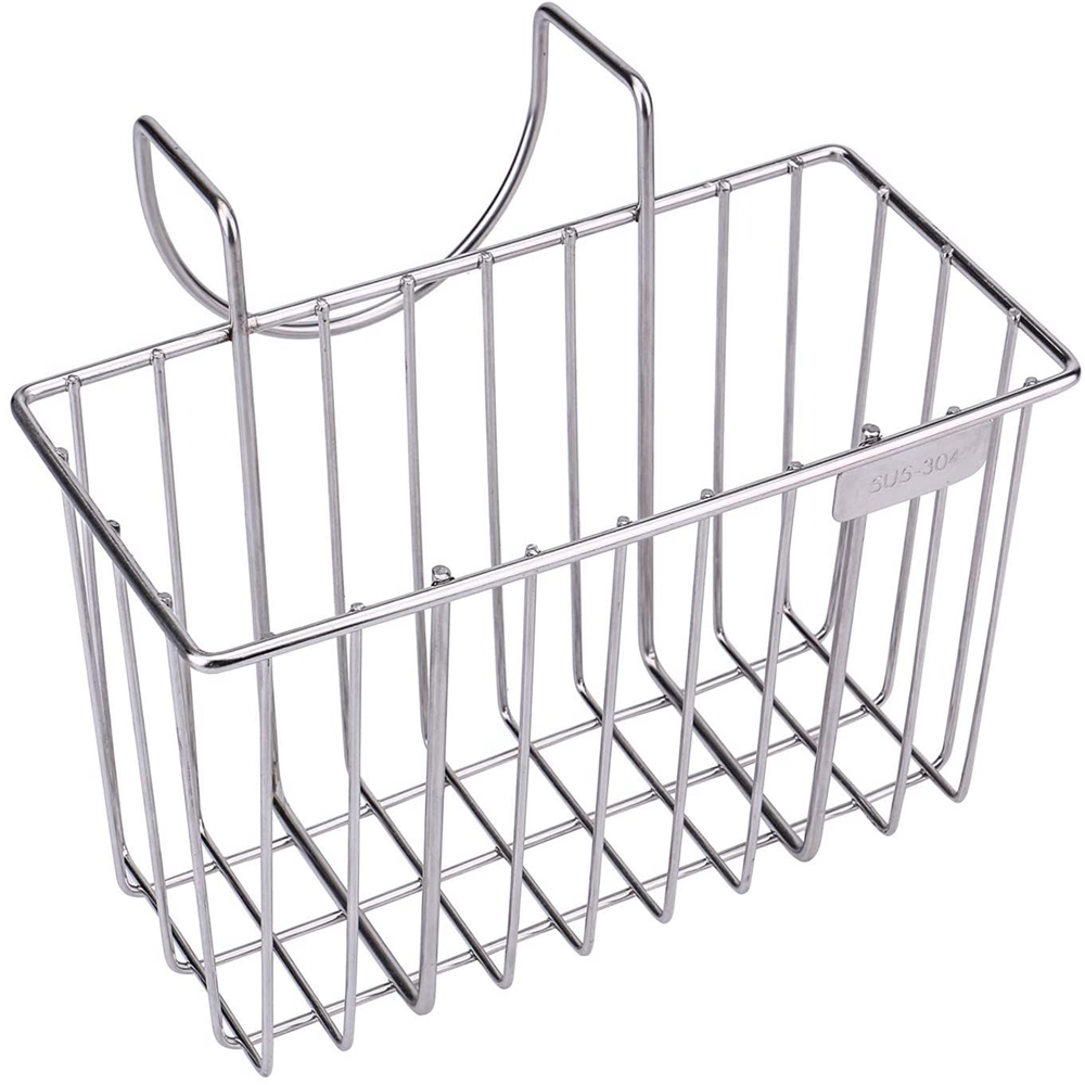 Durable Hanging Waste Basket Home Sink Accessory Sink Basket Kitchen Supplies Sponge Holder Drainer Rack: Default Title