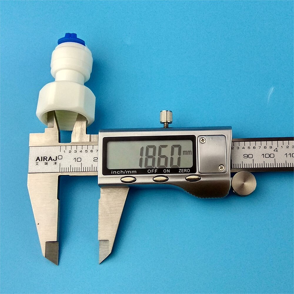 10PCS 1/2" Internal thread to 3/8" Straight connector RO Water Fitting Tune Quick Connect Reverse Osmosis White fast connecter