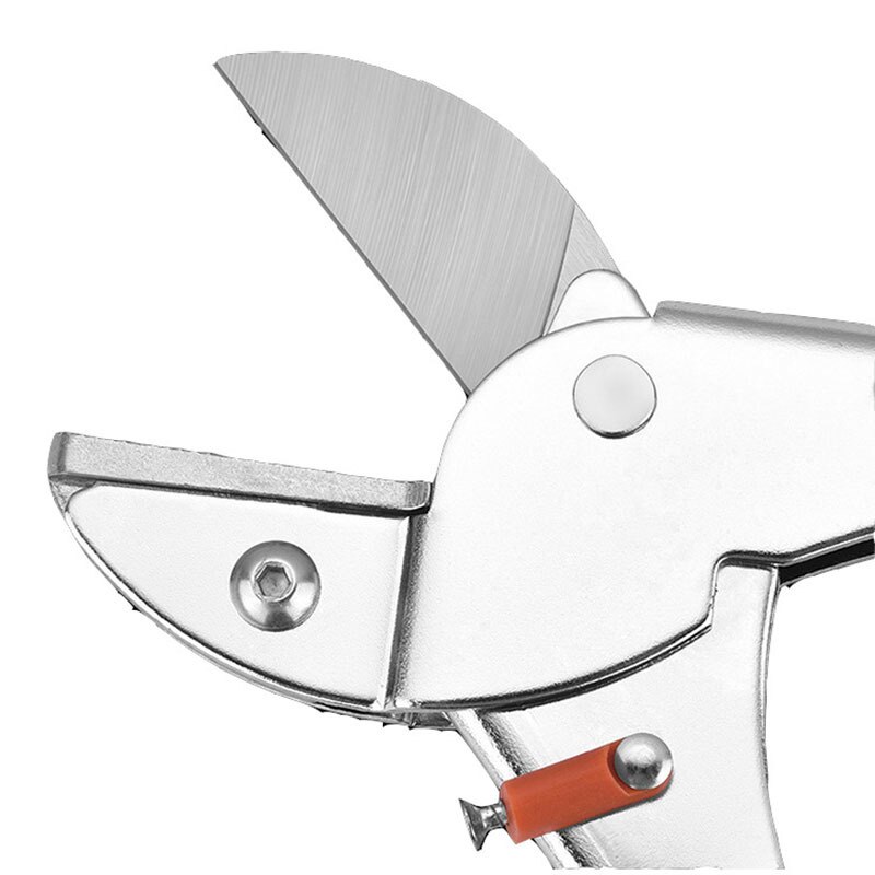 Tijeras de podar de acero al carbono con trinquete, herramienta de corte para jardinería, árboles y flores, ahorro de trabajo