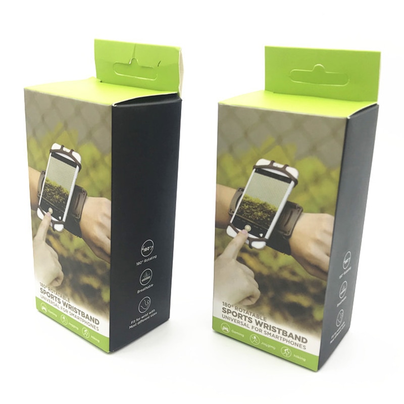 Wrist strap mobile phone holder 180 Degree Rotating Wristband Bracket Outdoor Hiking Cycling Sport Arm Band phone holder