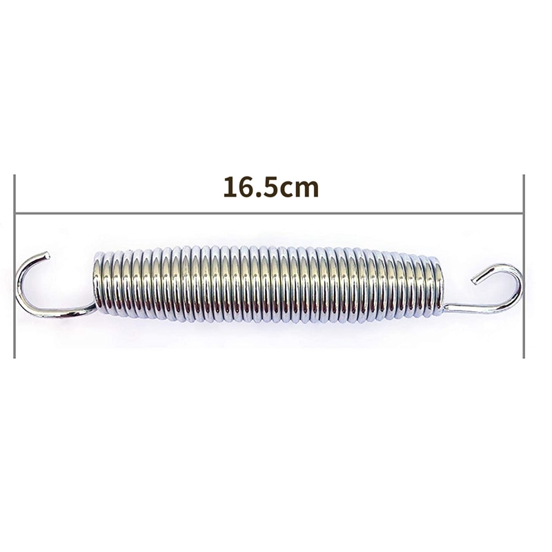 12/Pack 6.5 Inch Trampoline Spring Steel Replacement Kit for Extra Bounce Trampoline Accessories