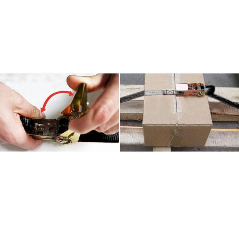 Ratchet Tie-down Endless Loop Lashing Straps 25mm x 6m Heavy Duty Ratchet Webbing Cargo for Cam Buckles Car Trailer Part