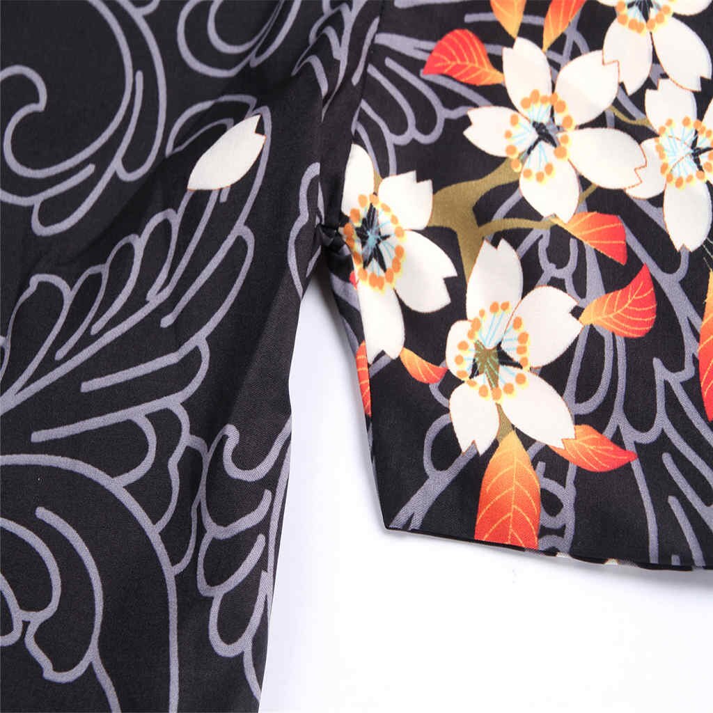 ZEALMAX Japanse katoenen linnen kimono voor dames en heren, casual kleding voor thuis, tops en broeken, meerkleurig, één maat, Meerkleurig