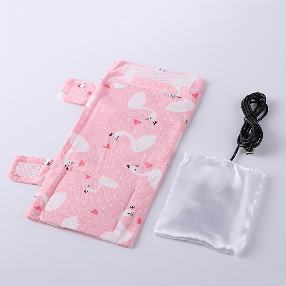 USB Baby Milk Bottle Warmer Heater Thermal Bag Safety Outdoor Baby Nursing Feeding Bottle Thermostat Heater Insulated Bag