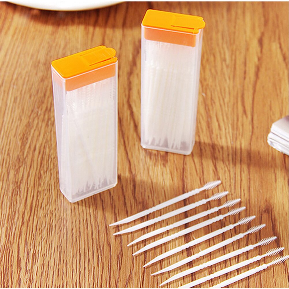 50pcs Tooth Care Portable Travel Restaurant Hotel Sturdy Party Home Toothpick Set