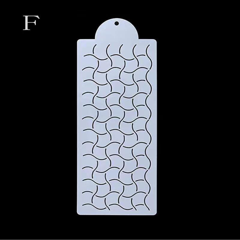 Cake Stencil Dotted Line Shape Pattern Cake Decorating Plastic Lace Cake Boder Stencils Template DIY Drawing Mold Tool Bakeware: CH191