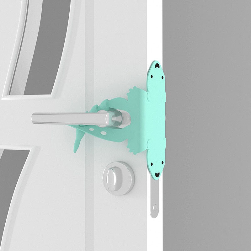 Porte de chambre à coucher, Protection Anti-collision, tampon Anti-Impact: green