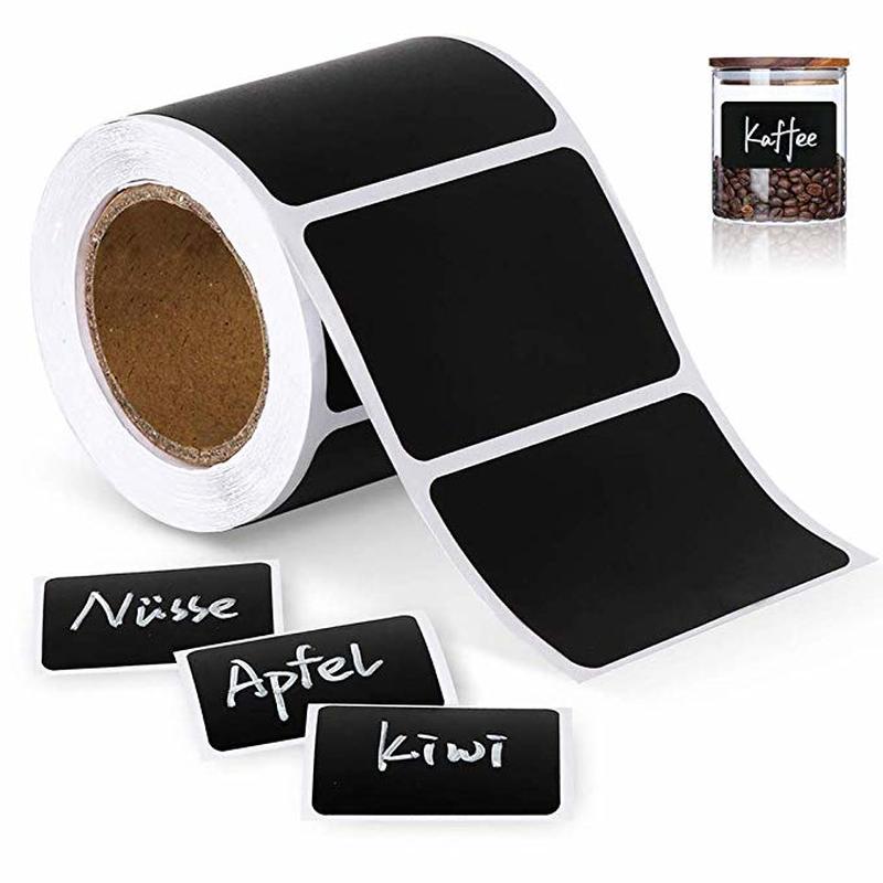 120Pcs Blackboard Stickers Label Reusable DIY Writable Stickers for kitchen Jars Removable Waterproof Chalkboard Labels sticker