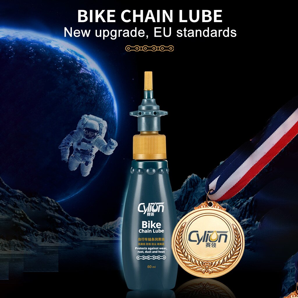 Moda CYLION 60ml wioślarz górski wioślarz MTB łańcuch smar olej smarowy w/ściereczka robić czyszczenia accesorios bicicleta wioślarz